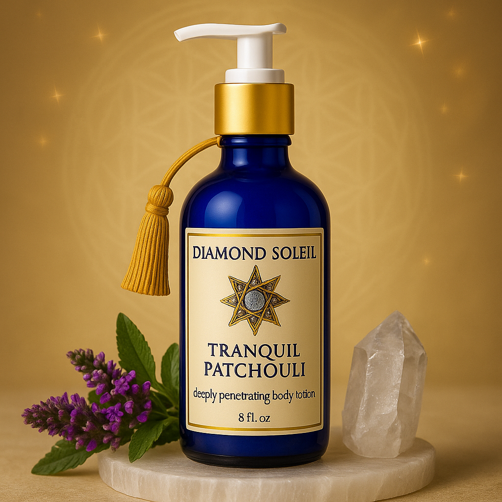 Organic Patchouli & Ormus Body Lotion w/ Hyaluronic Acid