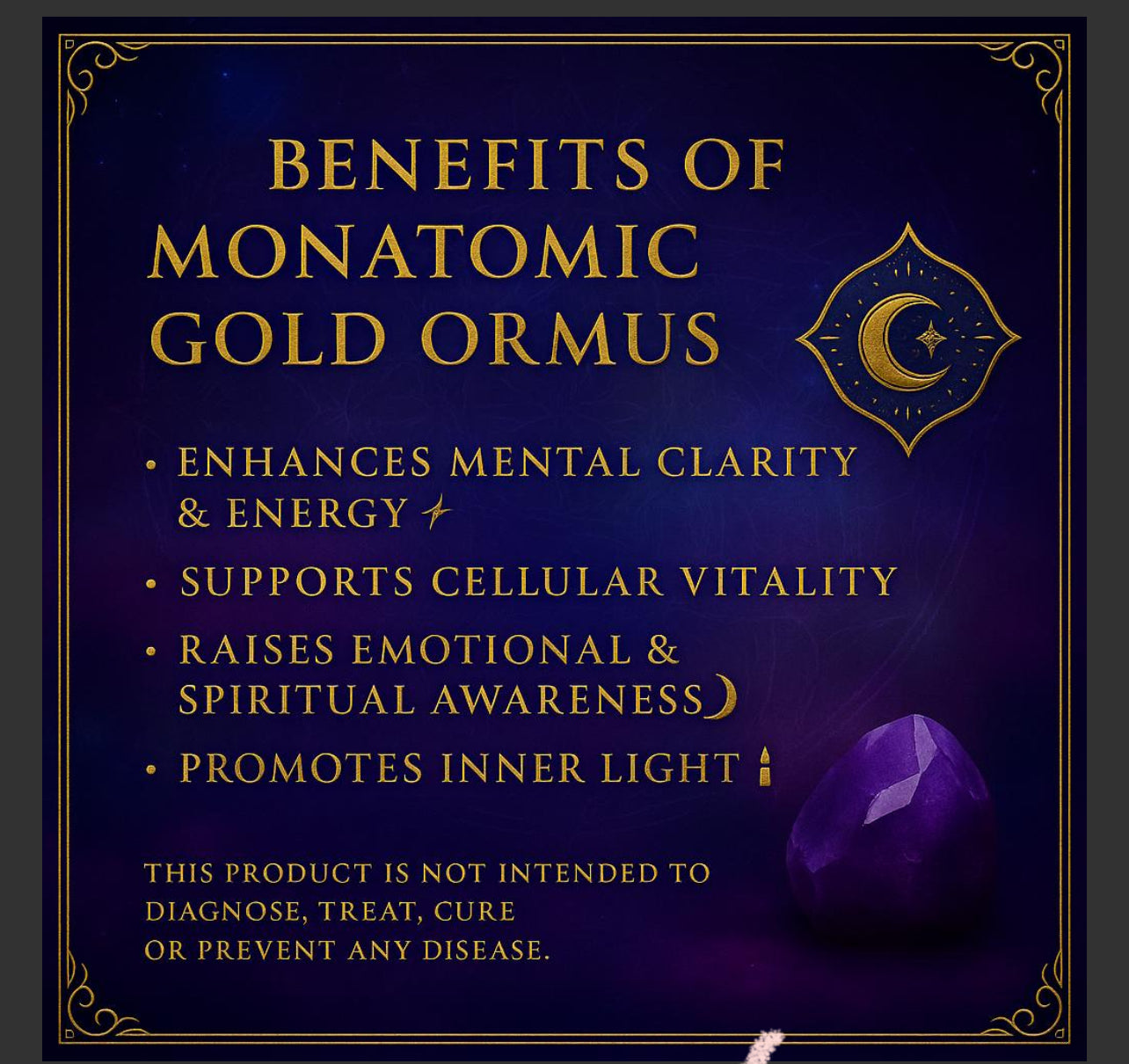 Diamond Soleil Ritual Skincare | 4 Sacred Facial Creams with Monoatomic Gold & Hyaluronic Acid for Every Skin Type