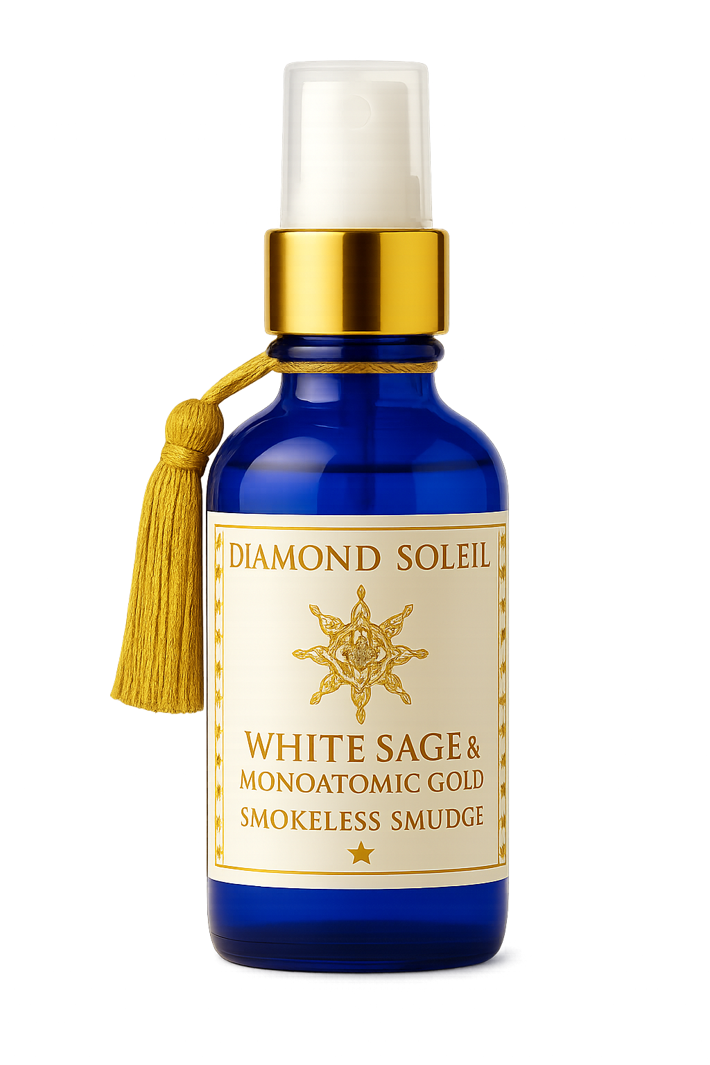 White Sage Smudge Spray w/ Monoatomic Gold Ormus - Energy Cleansing & Protection
