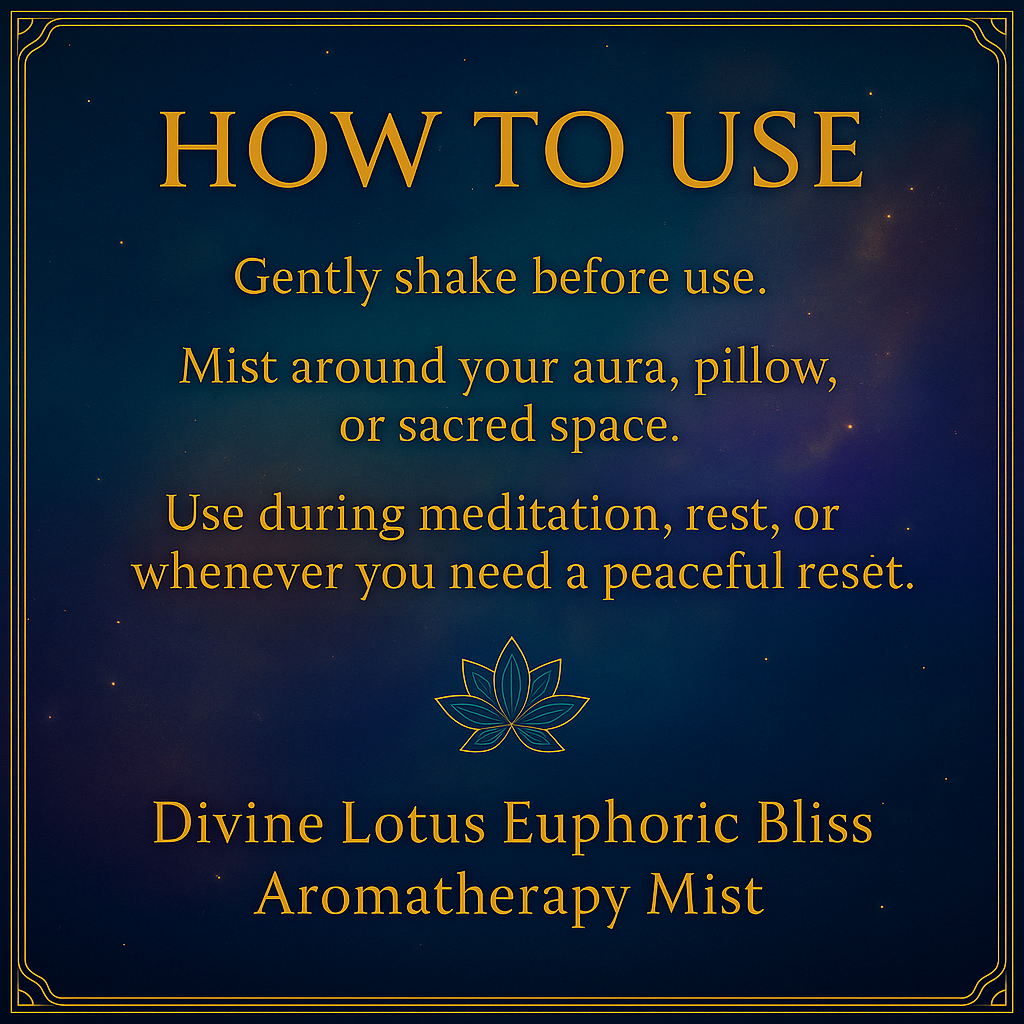 Divine Lotus Euphoric Bliss - Room & Body Mist
