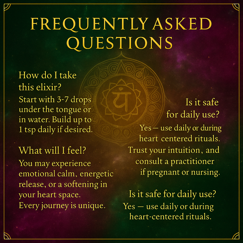 Heart Chakra Ormus Elixir - Expanded Compassion