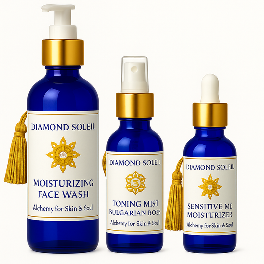 Organic Ormus Skincare Set - Face Wash, Toner and Moisturizer